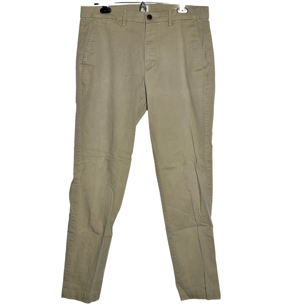 Gap Mens Essential Khaki Slim Chino Pants 33/32 Tan Beige Career OFfice Preppy